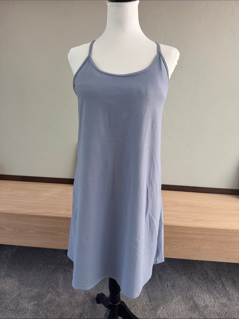 Old Navy Light Blue Mini Slip Dress
